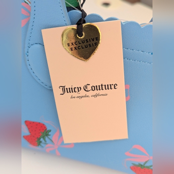 NWT Juicy Couture Sweet Strawberry Tote/Crossbody Bag w/Fun Detachable Pieces - Picture 13 of 16
